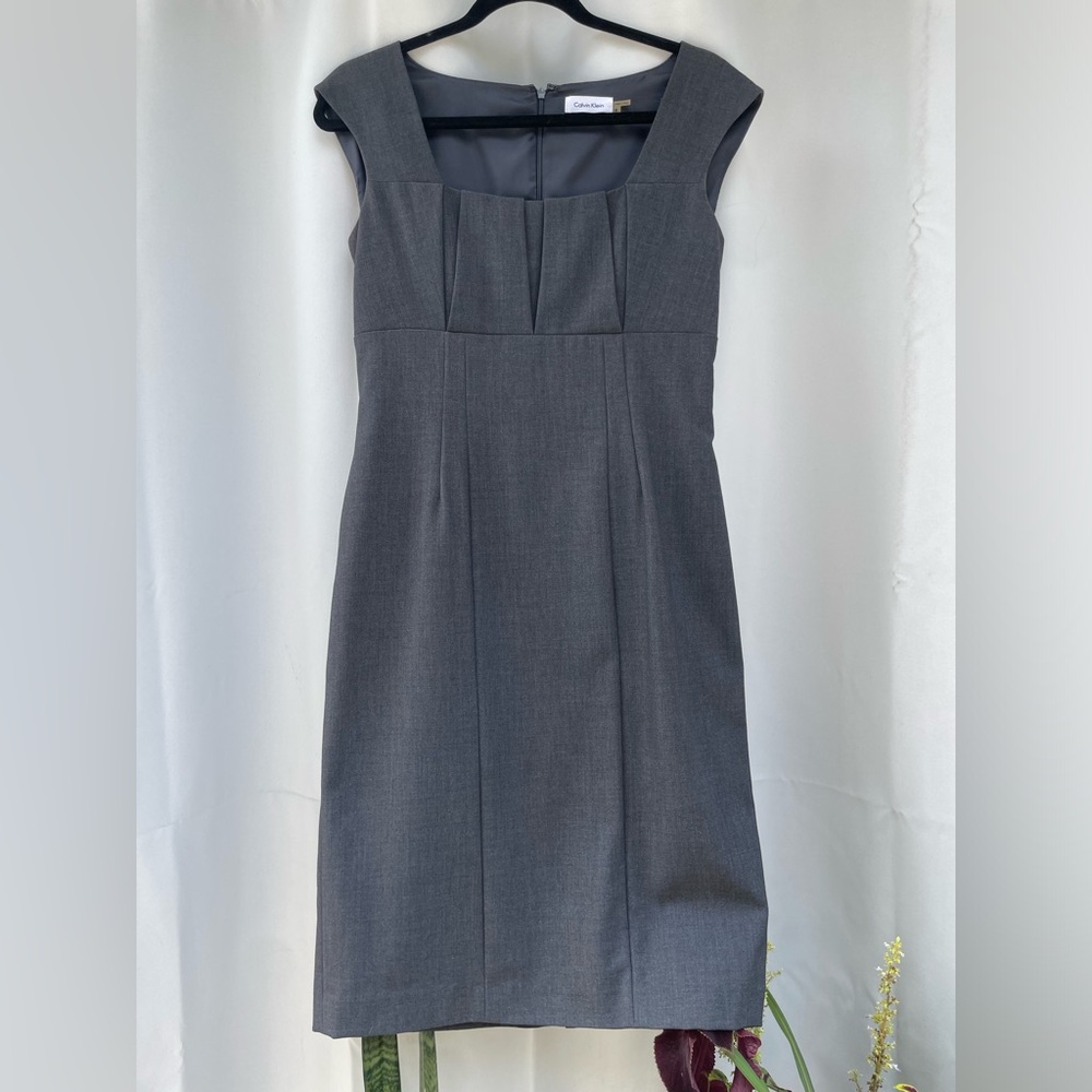 Gray Work Dress